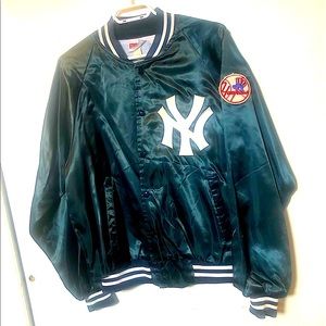 New York Yankees Satin Jacket - Hartwell - Size Large 40-42